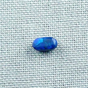 Lightning Ridge Black Opal 0,79 ct Blauer Vollopal Opalstein Fancy