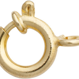 Federring Gold 750/-Gg Ø 8,00mm mit Bund stabil