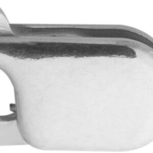 Karabiner flach Silber 925/- 12,00mm gestanzt mit Bindering Ø 4,50mm