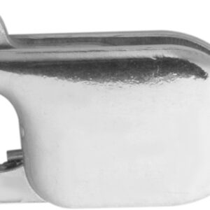 Karabiner flach Silber 925/- 14,00mm gestanzt mit Bindering Ø 4,50mm