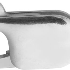 Karabiner flach Silber 925/- 16,00mm gestanzt mit Bindering Ø 5,00mm