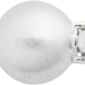 Kugelschließe einreihig Silber 925/- mattiert, Kugel Ø 8,00mm
