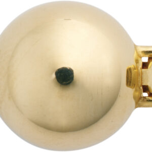 Kugelschließe einreihig Gold 750/-Gg poliert, Kugel Ø 10,00mm