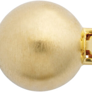 Kugelschließe einreihig Gold 585/-Gg mattiert, Kugel Ø 10,00mm