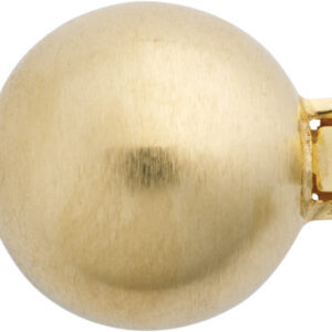 Kugelschließe einreihig Gold 585/-Gg mattiert, Kugel Ø 12,00mm