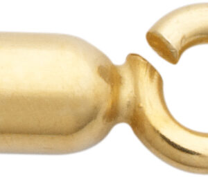 Kapsel Gold 333/-Gg Innen Ø 2,00mm mit kleiner Öse, offen