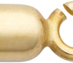 Kapsel Gold 333/-Gg Innen Ø 3,00mm mit kleiner Öse, offen