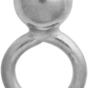 Kapsel Silber 925/- Außen Ø 3,50mm mit großer Öse, geschlossen