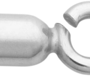 Kapsel Silber 925/- Innen Ø 2,00mm mit kleiner Öse, offen