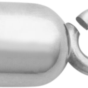 Kapsel Silber 925/- Innen Ø 4,00mm mit kleiner Öse, offen