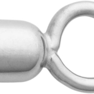 Kapsel Silber 925/- Innen Ø 3,00mm mit großer Öse, geschlossen