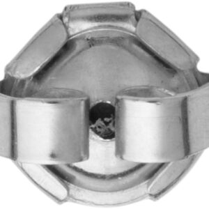 Ohrmutter Silber 925/- mit Gummieinlage Ø 6,00mm