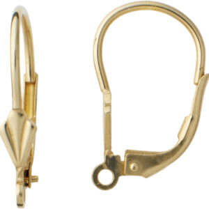 Brisur Öse längs Gold 750/-Gg
