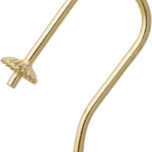Ohrhaken Gold 333/-Gg mit Perlschale Ø 4,00mm