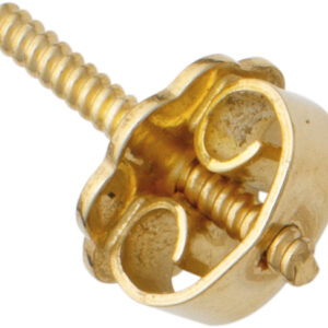 Ohrschrauben-Mutter Gold 750/-Gg mit Gewindestift Ø 6,00mm