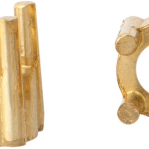 Chaton gerade Gold 585/-Gg Ø 1,60mm , Höhe 2,70mm mit 4 Stotzen