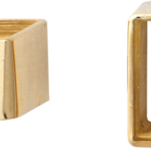Zargenfassung Carree Gold 585/-Gg 2,00x2,00mm, Höhe 2,70mm