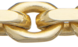 Ankerkette diamantiert Gold 585/-Gg 2,80mm, Drahtstärke 1,00mm
