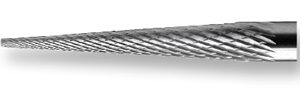 HM-Spitzfräser, feine Verzahnung Ø 2,3 mm