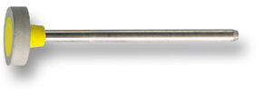 Platinpolierer Rad breit, fein, montiert