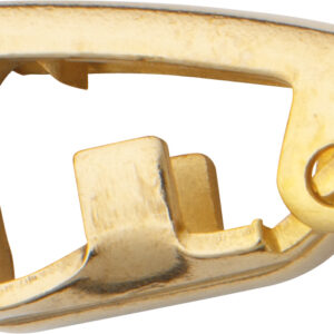 Ringbandverschluss Metall 3,0 mm gelb vergoldet, poliert