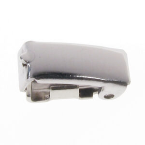 Ringbandverschluss Silber 925/- 5,0 mm weiß poliert