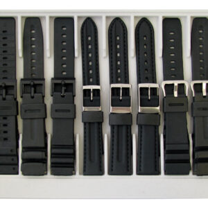 Kautschukbänder-Set 18-22mm schwarz