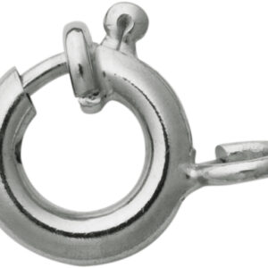 Federring Edelstahl weiss - Ø 5,00mm mit Bund