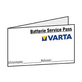 Batterie-Pässe deutsch, individueller Eindruck, Inhalt ca. 250 Stk.