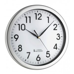 TFA Funk-Wanduhr grüne LED