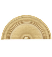 Zierteil Halbscheibe Holz
