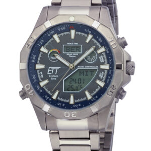 Eco Tech Time Solar Drive Funk Alaska Herrenuhr World Timer - EGT-11355-50M