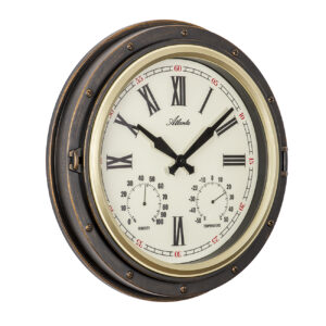 Atlanta 4546 Wanduhr Quarz kupfer