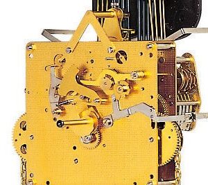 Standuhrwerk Hermle 451-053, 8-Tage, Pendel 114cm , Schlag auf Gong, Nachtruhe, Westminster