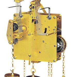 Standuhrwerk Hermle 451-030, 8-Tage, Pendel 55cm , Schlag auf Gong, Westminster