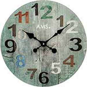 AMS Quarz-Wanduhr W9651