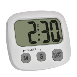 Digitaler Timer mit Stoppuhr und Uhrzeit