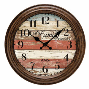 AMS Quarz-Wanduhr W9619