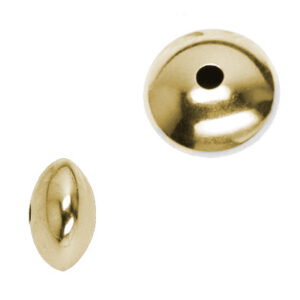Linse Gold 333/-Gg poliert, rund Ø 5,00mm