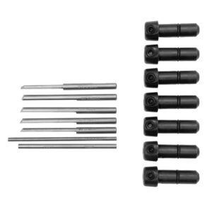 GRS Gravierstichel Starterset mit 7 Sticheln + QC-Werkzeughalter