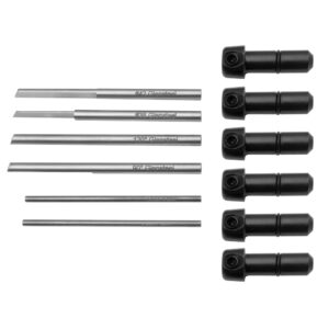 GRS Gravierstichel Starterset mit 6 Sticheln + QC-Werkzeughalter