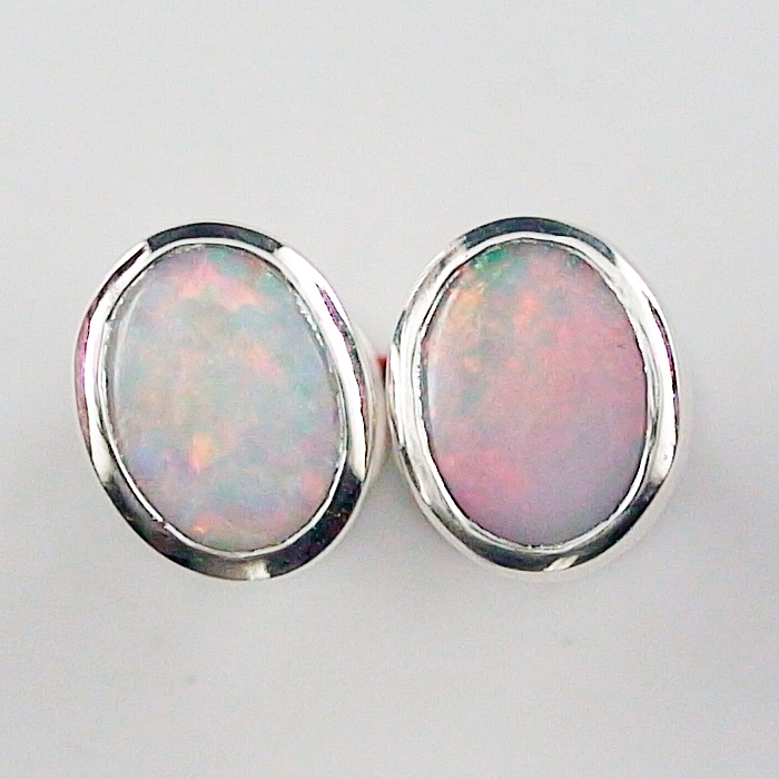 A00738 1 935er silber ohrstecker mit white opalen silberschmuck sicher online bestellen