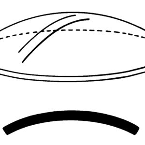 Glas MMG (71K) Ø 107 mm gewölbt Mineral
