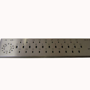 Zieheisen rechteckig 6x3,0 - 3x1,5 mm