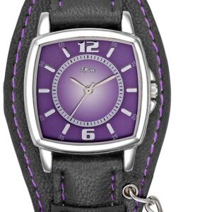 s.Oliver Lederband schwarz SO-1768-LQ