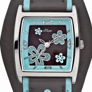 s.Oliver Lederband türkis/ schwarz SO-1643-LQ