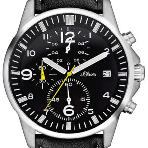 s.Oliver Lederband schwarz SO-2378-LC