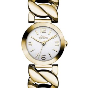 s.Oliver Edelstahlband gold SO-3092-MQ