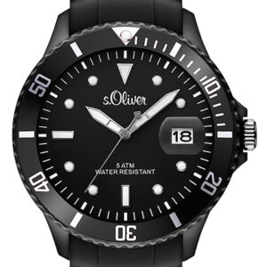 s.Oliver Silikonband schwarz SO-2677-PQ
