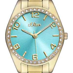 s.Oliver Edelstahlband gold SO-3054-MQ
